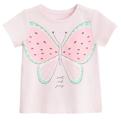 Cool Club, T-shirt dziewczęcy, różowy