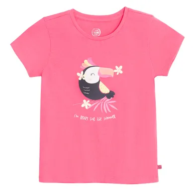 Cool Club, T-shirt dziewczęcy, różowy