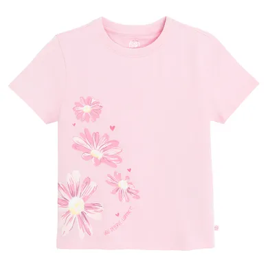 Cool Club, T-shirt dziewczęcy, różowy