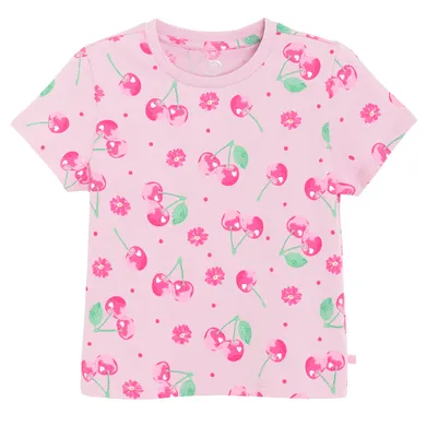 Cool Club, T-shirt dziewczęcy, różowy