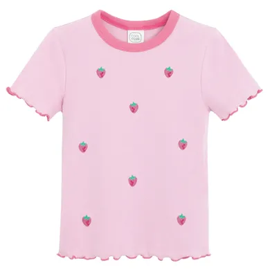 Cool Club, T-shirt dziewczęcy, różowy