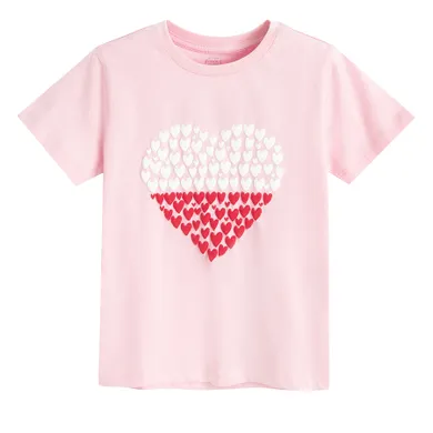 Cool Club, T-shirt dziewczęcy, różowy