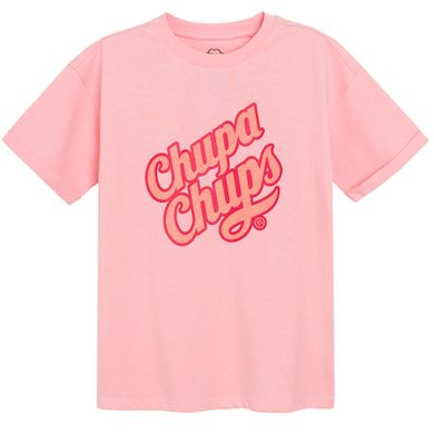 Cool Club, T-shirt dziewczęcy, różowy, Chupa Chups