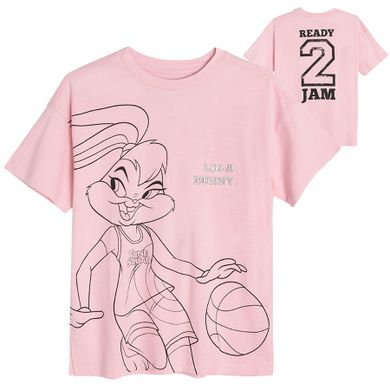 Cool Club, T-shirt dziewczęcy, różowy, Lola Bunny, Looney Tunes