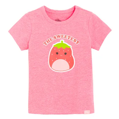 Cool Club, T-shirt dziewczęcy, różowy, Squishmallows