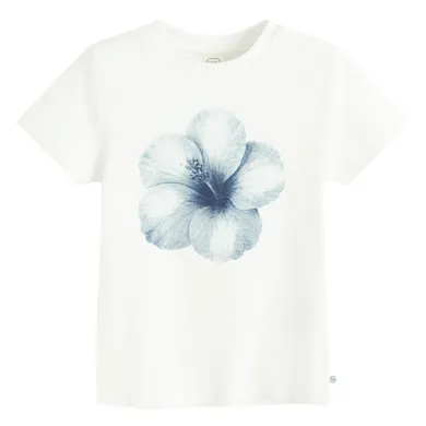 Cool Club, T-shirt dziewczęcy, slim, biały