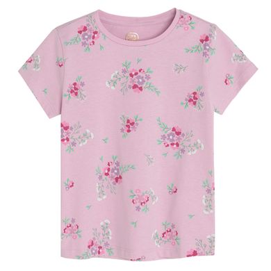 Cool Club, T-shirt dziewczęcy z krótkim rękawem, fioletowy