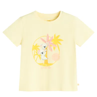 Cool Club, T-shirt dziewczęcy, żółty