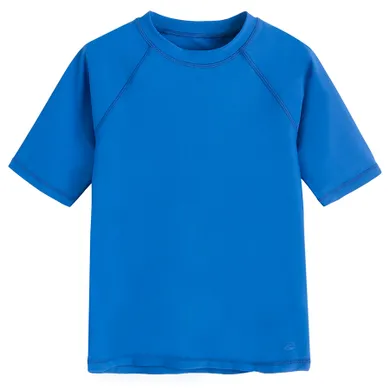 Cool Club, T-shirt kąpielowy chłopięcy, UV 50, niebieski