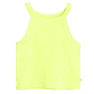 Cool Club, Top dziewczęcy, prążkowany, żółty