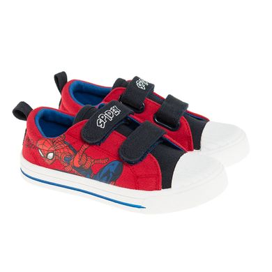 Cool Club, Trampki chłopięce, czerwono-czarne, Spider-Man