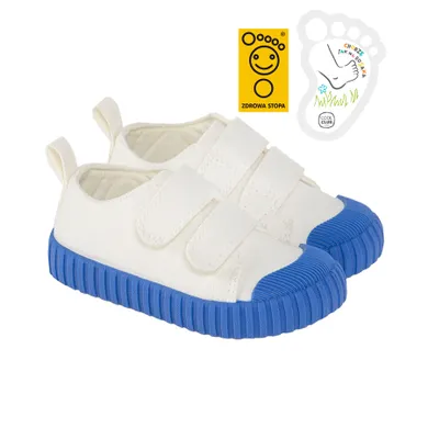 Cool Club, Trampki chłopięce, ecru, podeszwa Barefoot