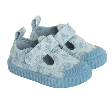 Cool Club, Trampki chłopięce, niebieskie, Zdrowa Stopa, podeszwa Barefoot