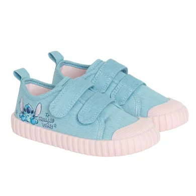Cool Club, Trampki dziewczęce, niebieskie, Zdrowa Stopa, podeszwa Barefoot, Lilo i Stitch