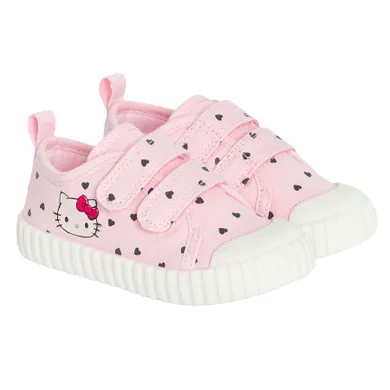Cool Club, Trampki dziewczęce, różowe, Zdrowa Stopa, podeszwa Barefoot, Hello Kitty