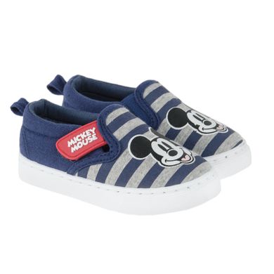 Cool Club, Trampki slip on chłopięce, granatowe, Myszka Miki