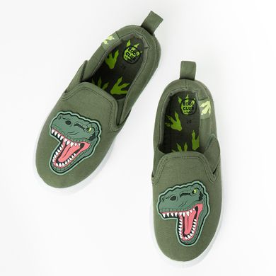 Cool Club, Trampki slip on chłopięce, zielone