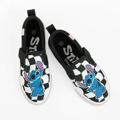 Cool Club, Trampki slip on dziewczęce, czarne, Lilo i Stitch