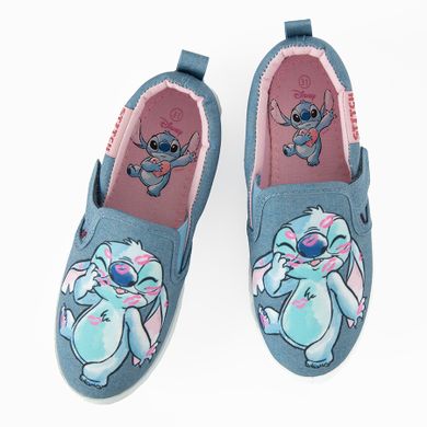 Cool Club, Trampki slip on dziewczęce, niebieskie, Lilo i Stitch