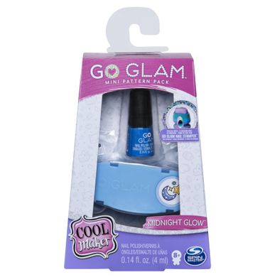 Cool Maker, Go Glam, zestaw uzupełniający, Midnght Glow, lakier i wzorki do paznokci