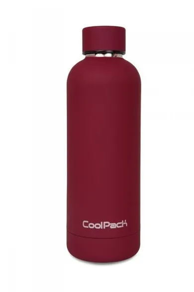 CoolPack, Bonet, bidon termiczny, metalowy, burgund, 500 ml