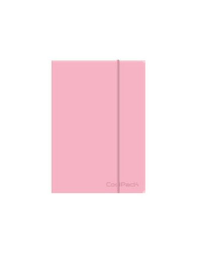 CoolPack, brulion A5 z gumką, 80 kartek, linia, Pastel Powder Pink