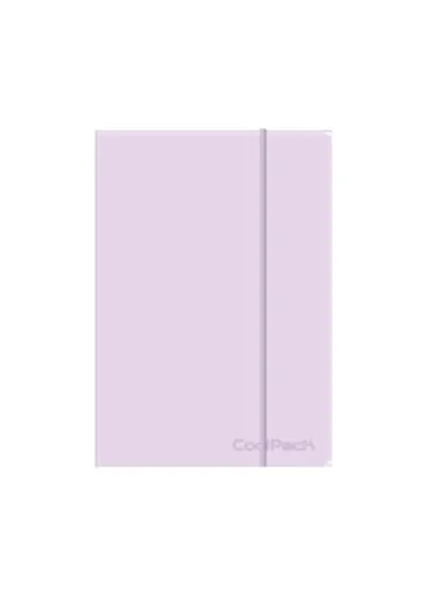 CoolPack, brulion A5 z gumką, 80 kartek, linia, Pastel Powder Purple