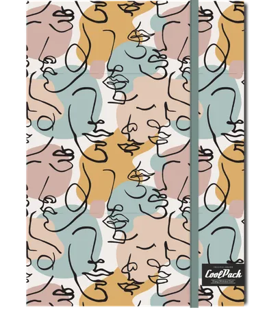 CoolPack, brulion A5 z gumką, Art deco, 1 szt.