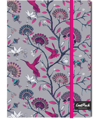 CoolPack, brulion A5 z gumką, Silence, 1 szt.