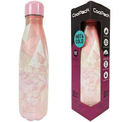 Coolpack, butelka termiczna, Tie dye, 500 ml