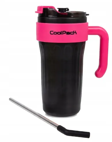 CoolPack, Coffee Mug Jumbo, kubek termiczny, Pink Black, 860 ml