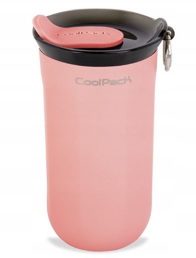 CoolPack, Coffee Mug Tom, kubek termiczny, Powder Pink, 350 ml