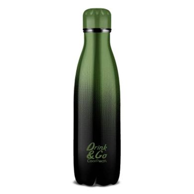 CoolPack, Drink & Go, butelka termiczna, Gradient Grass, 500 ml