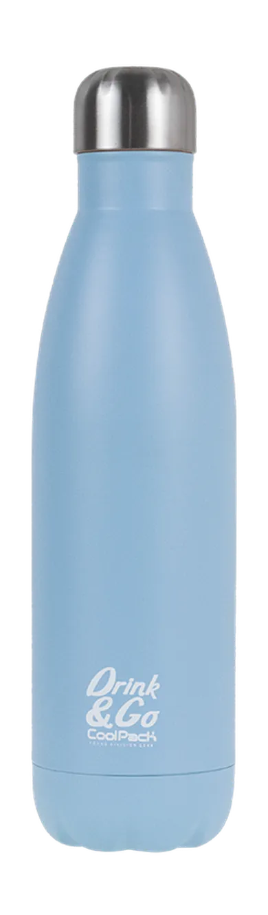 CoolPack, Drink&Go, butelka termiczna, Pastel Powder Blue, 500 ml