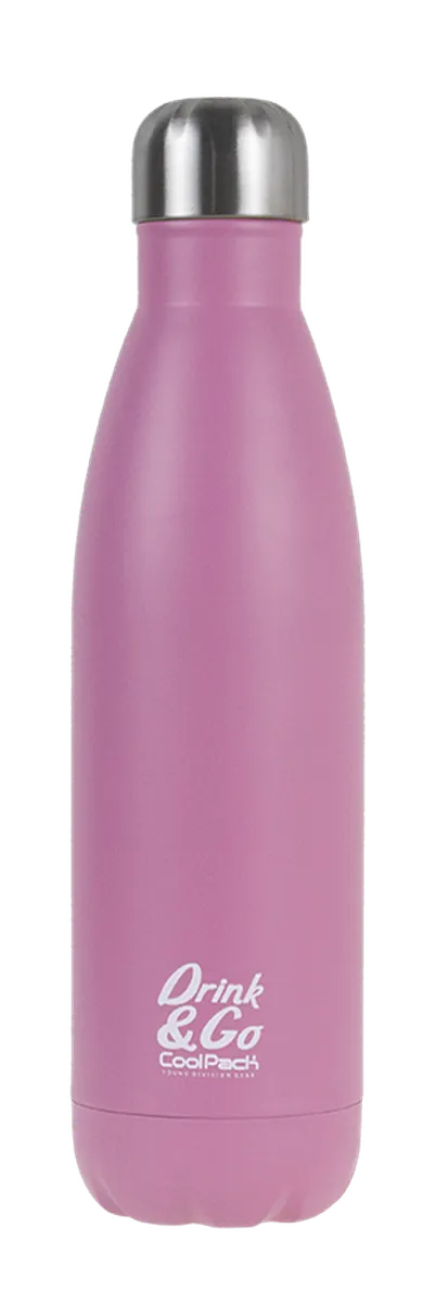 CoolPack, Drink&Go, butelka termiczna, Pastel Powder Pink, 500 ml