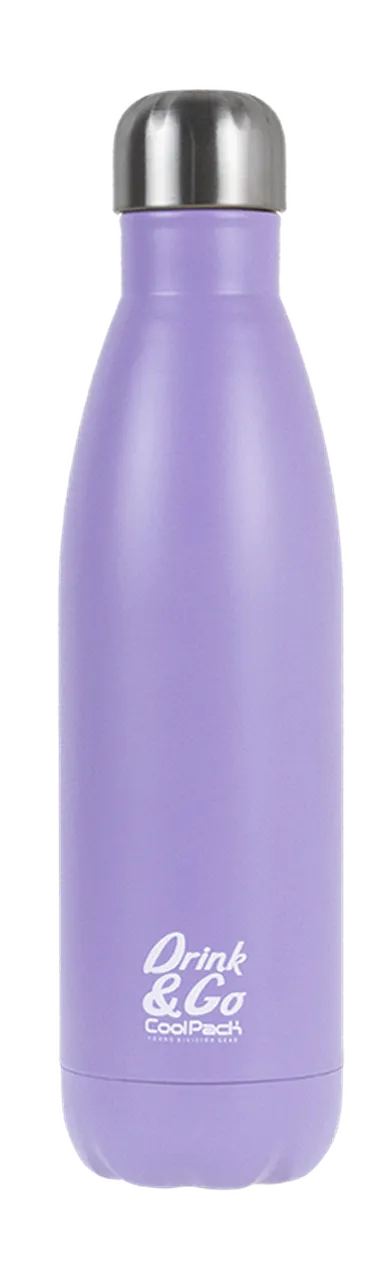 CoolPack, Drink&Go, butelka termiczna, Pastel Powder Purple 500 ml