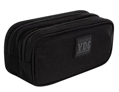 CoolPack, Duke, piórnik saszetka podwójny, LED Black