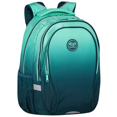 CoolPack, Factor X, plecak szkolny, 4-komorowy, Gradient Blue Lagoon
