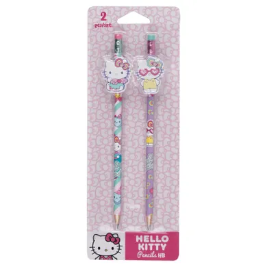 CoolPack, Hello Kitty, Pink, ołówki z gumową nakładką, HB, 2 szt.