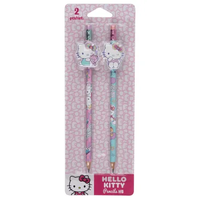 CoolPack, Hello Kitty, Pink, ołówki z gumową nakładką, HB, 2 szt.