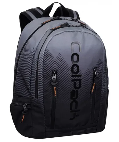 CoolPack, Impact, plecak szkolny, 1-komorowy, Grey Tone