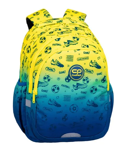 CoolPack, Jerry, plecak szkolny, 3-komorowy, Football 3T