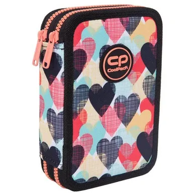 CoolPack, Jumper 2, piórnik rozkładany, podwójny, z wyposażeniem, Chocolove