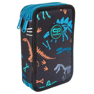 CoolPack, Jumper 2, piórnik rozkładany, podwójny, z wyposażeniem, Fossil