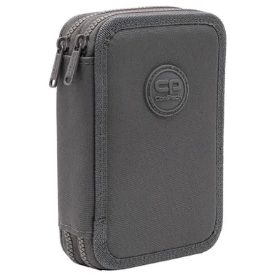 CoolPack, Jumper 2, piórnik rozkładany, podwójny, z wyposażeniem, Rpet Grey