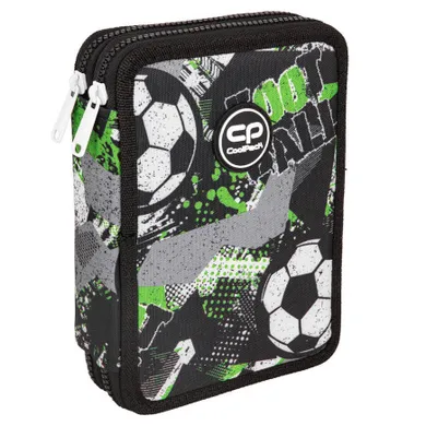 CoolPack, Jumper XL, piórnik rozkładany, podwójny, z wyposażeniem, Let's Gol