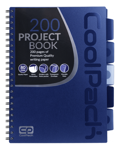 CoolPack, kołobrulion A4, ciemnoniebieski, 1 szt.