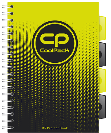 CoolPack, kołobrulion B5, Lemon, 1 szt.