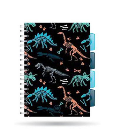 CoolPack, kołozeszyt A5, 100 kartek, kratka, Fossil, 1 szt.