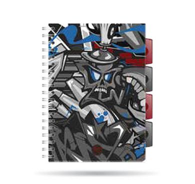 CoolPack, kołozeszyt A5, 100 kartek, kratka, Street Art, 1 szt.